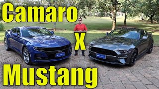 Comparativo: Chevrolet Camaro x Ford Mustang