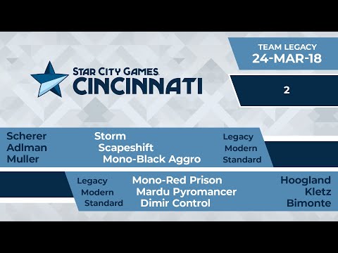 SCGCIN: Round 2 - Scherer, Adlman, Muller vs Hoogland, Kletz, Bimonte | Legacy