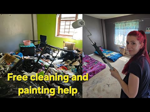 Transforming a Messy Kid's Room: Cleaning and Painting for Free!"