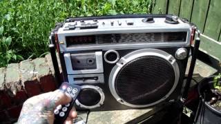 SD card cassette tape mp3 player with the JVC RC 500L BOOM BOX