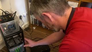 Sega Saturn testing. Been on the shelf for a while.