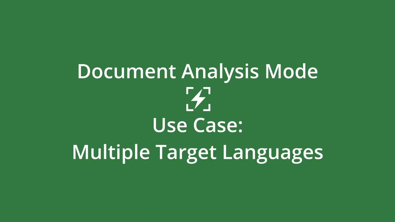 FrameOCR: Document Analysis Mode