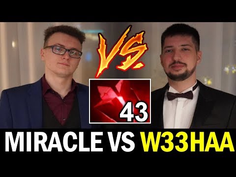 W33 vs MIRACLE — the Real RAID BOSS Dota 2