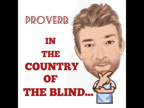 English Tutor Nick P Proverbs (342) In the Country of the Blind the One-Eyed Man is King - Origin