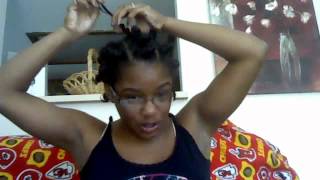 Wet bantu knots revealed!!! (i'm not mixed)