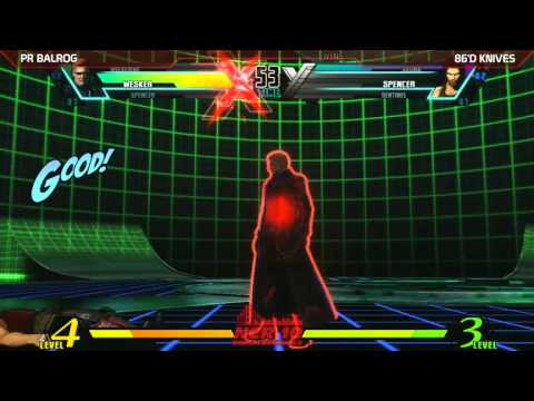 UMVC3 - NCR 2012 - Knives x PR Balrog - All those combos on the floor
