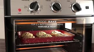 Download the video "Curtis Stone DuraElectric 1700Watt 22L Air Fryer Oven w/..."