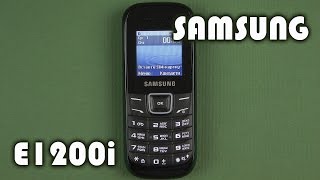 Samsung E1200 (White) - відео 2