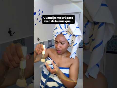 Quand je me prépare avec de la musique… #humour #sketch #musique #preparation