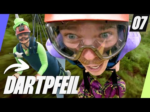 Mit 167km/h (!!!) als lebendige Dartpfeile fliegen (wer hält länger durch?)| Julia vs Joey | Folge 7