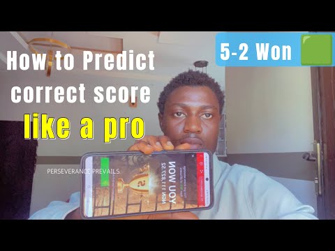 How to predict correct score like a pro #bettingtips