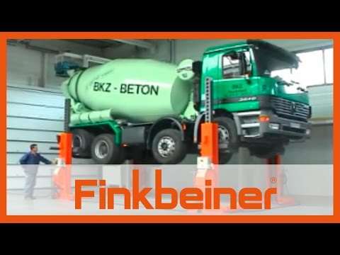 Colonnes de levage mobiles pour véhicule industriel