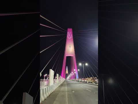 Sudarshan Setu night view Beyt Dwarka. #gujratinewsong #beytdwarka #sudershansetu