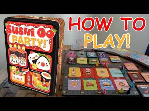 Sushi Go! & Sushi Go Party! - How to Play [Sushi Feast!]