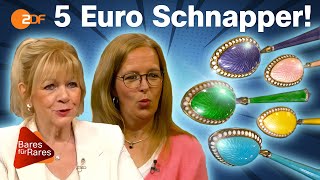 Tipptopp Trödelfund: Bunte Silberlöffel aus Oslo schöpfen X-fachen Gewinn | Bares für Rares