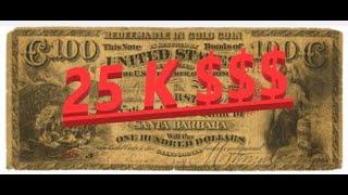 Billetes Nacionales de Oro, Muy Valiosos ,La Subasta Histórica de 2025 con Ejemplares Únicos