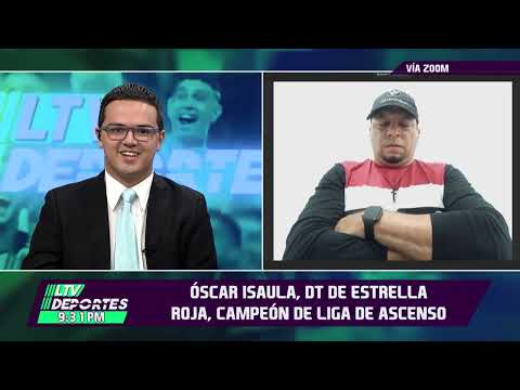 Entrevista exclusiva con Oscar Isaula, DT de Estrella Roja de Danlí.