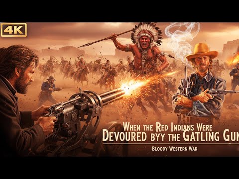 When the Red Indians Were Devoured by the Gatling Gun | Bloody Western War | Full Movie HD