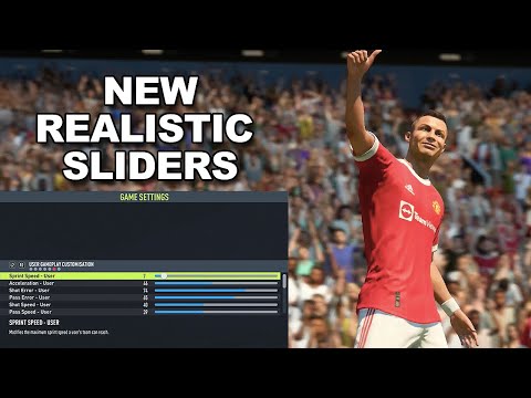 NEW FIFA 22 Realistic Sliders Settings
