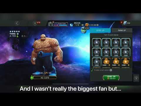 Ranking up 5 Star Thing all at once! From Rank 1 to Rank 5 ! Marvel Contest of Champions