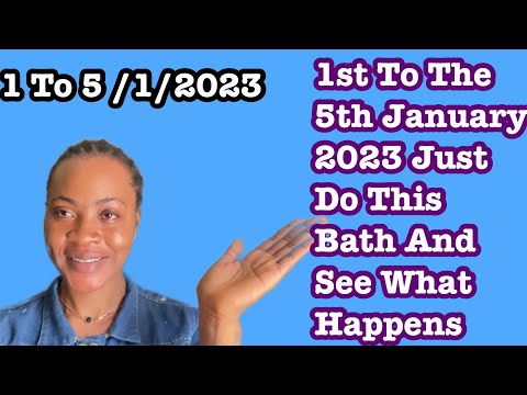 Do This 1st To The 5th Of January 2023 And See What Happens next #canada #unitedstates #anguilla