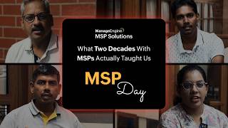 What two decades with MSPs actually taught us | MSP Day | ManageEngine MSP