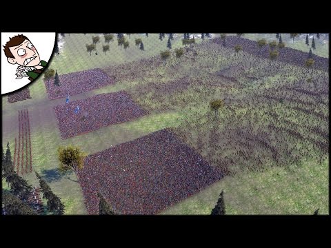 Massive 40000 Roman v Barbarian Survival Battle - Ultimate Epic Battle Simulator Gameplay