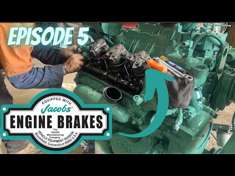 Installing Jake Brakes Onto A 2-Stroke Detroit Diesel, Kenworth W900 Ep.5