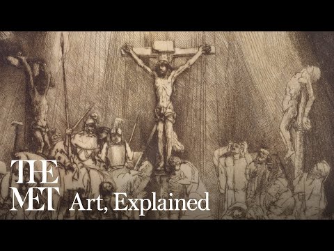 Rembrandt, Christ Crucified Between The Two Thieves: The Three Rembrandt, Christ Crucified Between The Two Thieves: The Three