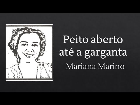 Livro "Peito aberto at a garganta" de Mariana Marino