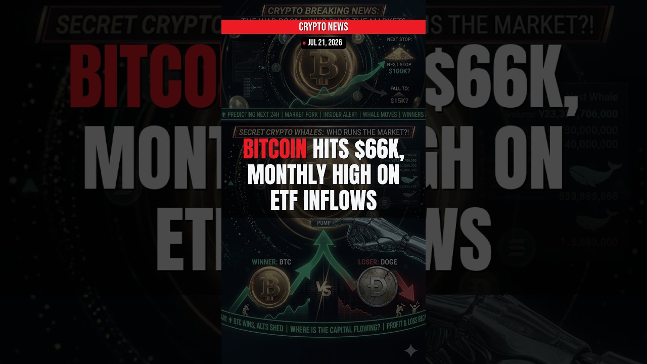 Bitcoin ETF RECORD — Is This The Bottom? (Jul 21, 2026)