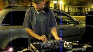 DJ Cadence Turnstyle on the Artwalk...RVA...04.02.10