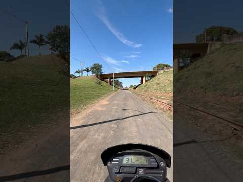 Visitando Quintana.sp #viral #xre300 #interior #aventura  #viagem #trem