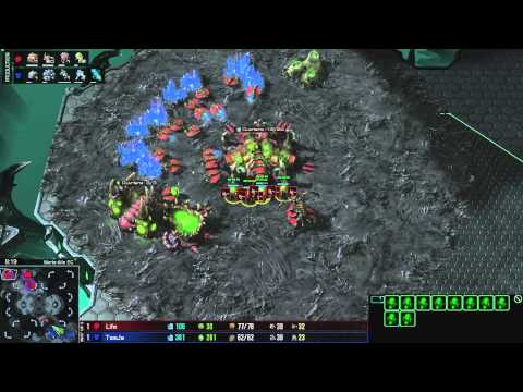 (HD974) TaeJa vs Life #3 - TvZ - Heart of the Swarm [FR]