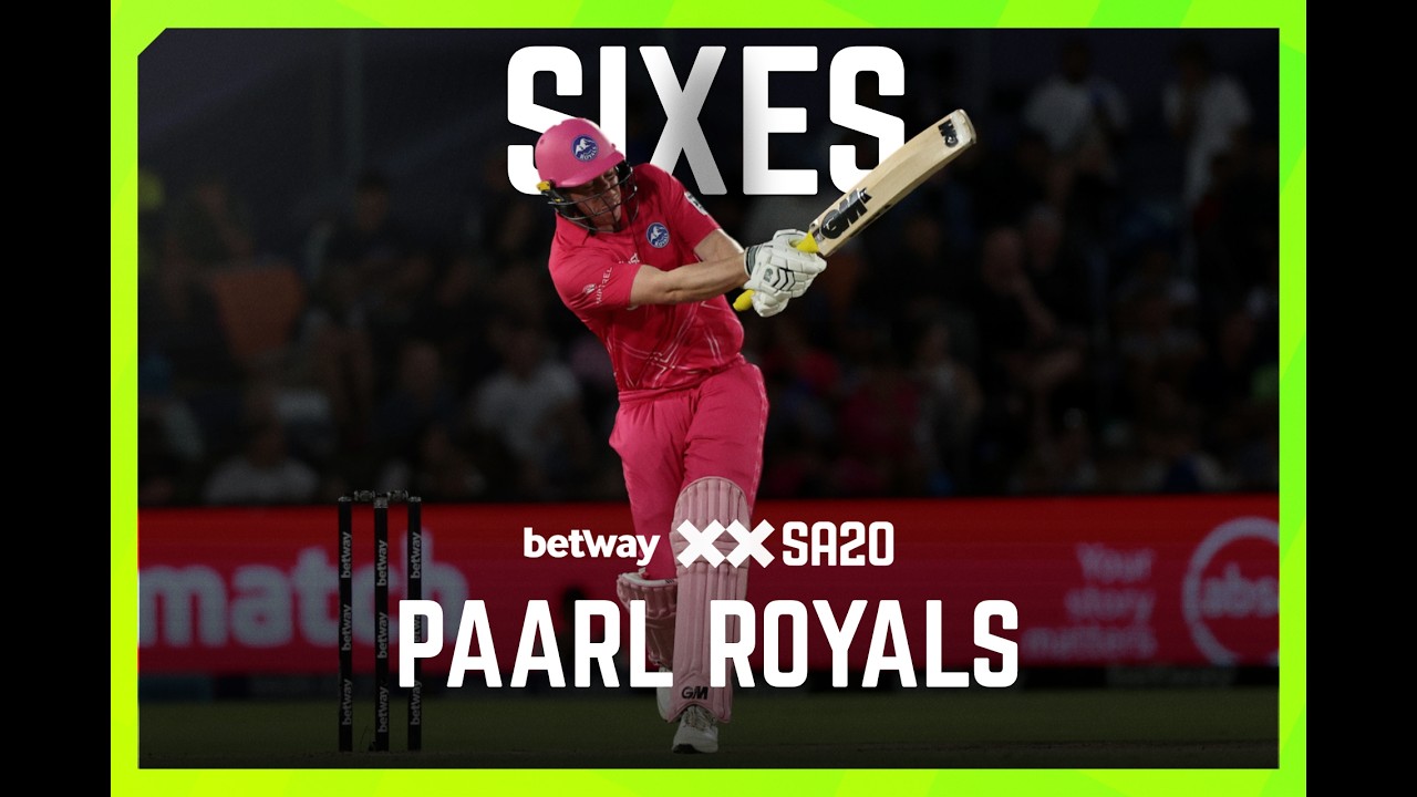 Hello, MASSIVE! Watch Paarl Royals hit six after six...