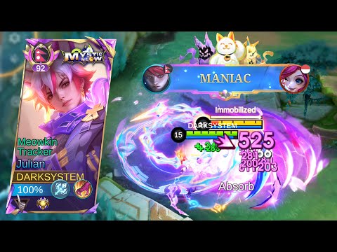 ⚡THIS SECRET JULIAN BUILD GIVES FREE MANIAC against META HEROES 😱 | INSANE DAMAGE + LIFESTEAL | MLBB