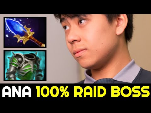 T1.ANA Unstoppable Raid Boss with Fast Scepter Build 7.32b Dota 2