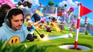 CORINGA NO SUPER BATTLE GOLF VIROU UMA GUERRA ENTRE AMIGOS! 😂