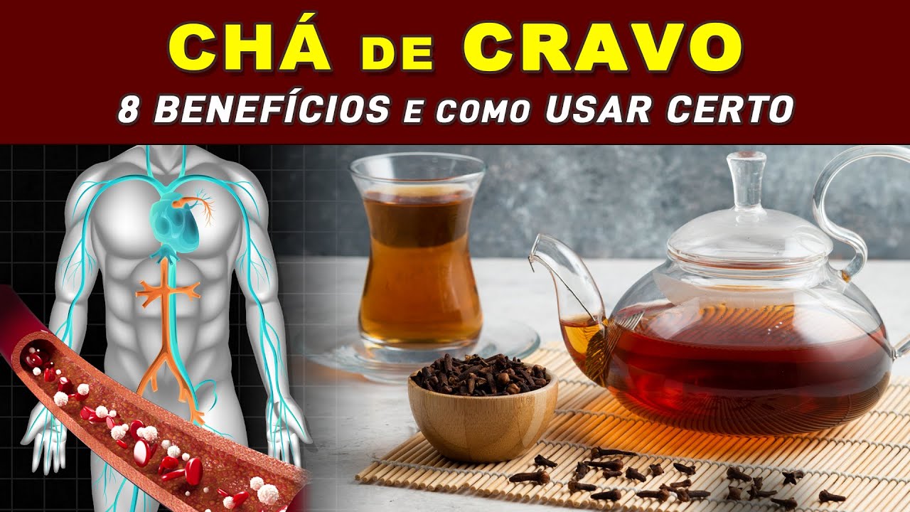 8 Benefícios do CHÁ DE CRAVO - Como Fazer e Tomar CERTO! (Desinflamar, Baixar Açúcar no Sangue,...)