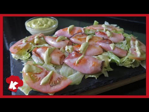 Chipiron a la Plancha con salsa verde una RECETA fácil y rápida Andaluza