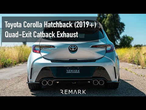 REMARK Toyota Corolla Hatchback Quad-Exit Catback Exhaust System