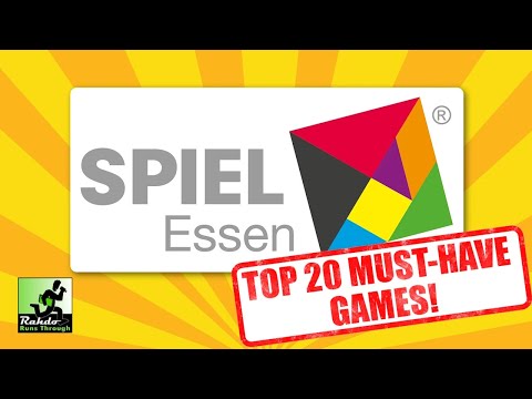Rahdo Runs Through►►► Top 20 Essen Spiel Must-Have Games!!