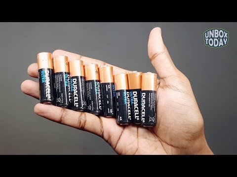 Duracell Ultra Alkaline AA Batteries (Pack of 8) Unboxing | UNBOX TODAY