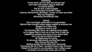 (Full Lyrics) Groundhog Day By Wale J. Cole Response
