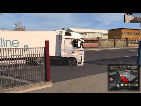 Euro Truck Simulator 2 (1.27) MERCEDES ACTROS MP4 V1.0