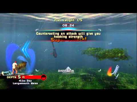 rapala pro bass fishing wii u gameplay