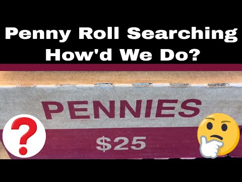 Searching For Valuable Pennies - Coin Roll Hunting