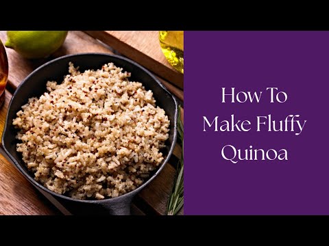 How to cook fluffy quinoa on stovetop
