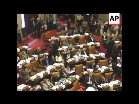 New York Gov. Eliot Spitzer resigned in disgrace Wednesday after getting caught in a call-girl scand