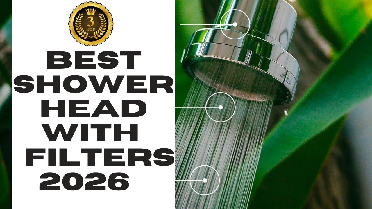 Best Filtered Shower Heads 2026  Hard Water Fix for Healthier Hair & Skin | Top Bathroom Upgrades